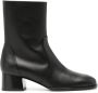 Stuart Weitzman Nola leather ankle boots Black - Thumbnail 1