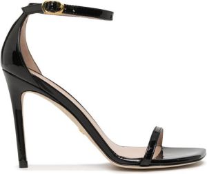 Stuart Weitzman Nudist Curve 100mm sandals Black