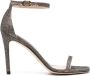 Stuart Weitzman Nudistsong 110mm glitter sandals Grey - Thumbnail 1