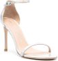 Stuart Weitzman Nudistsong 110mm iridescent sandals Silver - Thumbnail 1