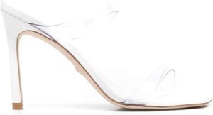 Stuart Weitzman open-toe 105mm heeled sandals White