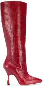 Stuart Weitzman Parton knee-length boots Red