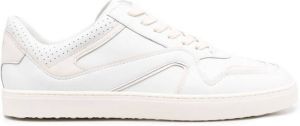 Stuart Weitzman perforated-detail low-top sneakers White
