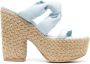 Stuart Weitzman Playa Sohigh 145mm knot sandals Blue - Thumbnail 1