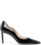 Stuart Weitzman pointed-toe leather pumps Black - Thumbnail 1