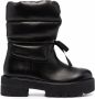 Stuart Weitzman quilted panelled ankle boots Black - Thumbnail 1