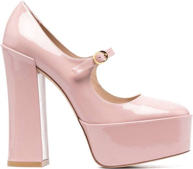 Stuart Weitzman round-toe 150mm pumps Pink