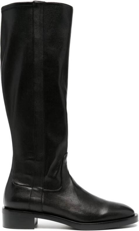 Stuart Weitzman Sadie II 35mm knee-length leather boots Black