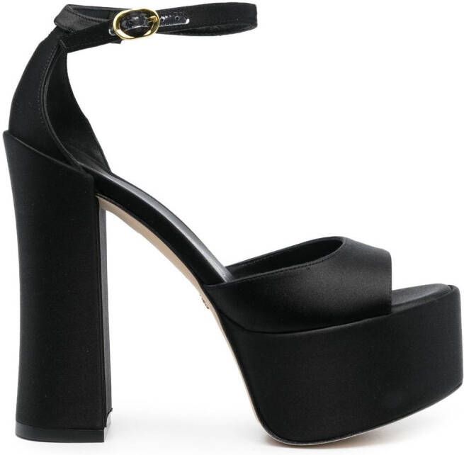 Stuart Weitzman Skyhigh 150mm platform sandals Black