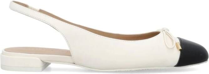Stuart Weitzman Sleek Bow ballerina shoes White