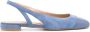 Stuart Weitzman Sleek slingback ballerina shoes Blue - Thumbnail 1