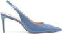 Stuart Weitzman Sling 75mm leather pumps Blue - Thumbnail 1