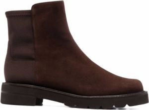 Stuart Weitzman slip-on ankle boots Brown