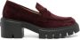 Stuart Weitzman Soho 60mm suede loafers Red - Thumbnail 1