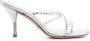 Stuart Weitzman Strapeze 85mm crystal-embellished sandals Silver - Thumbnail 1