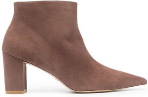Stuart Weitzman Stuart 75mm ankle boots Brown