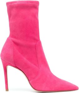 Stuart Weitzman Stuart 85mm ankle boots Pink