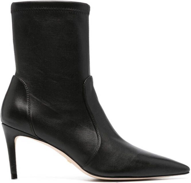 Stuart Weitzman Stuart 85mm sock boots Black