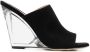 Stuart Weitzman Sue transparent-heel mules Black - Thumbnail 1