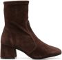 Stuart Weitzman suede 60mm ankle boots Brown - Thumbnail 1