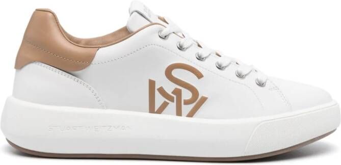 Stuart Weitzman SW Pro leather sneaker White