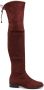 Stuart Weitzman tie-fastened knee-length boots Red - Thumbnail 1