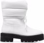 Stuart Weitzman Tyler quilted panelled ankle boots White - Thumbnail 1