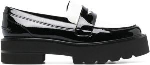 Stuart Weitzman Ultralift chunky sole loafers Black