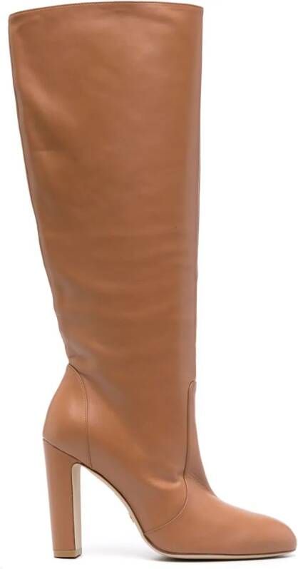 Stuart Weitzman Vida 100mm knee-high boots Brown