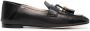 Stuart Weitzman Wylie tassel-embellished leather loafers Black - Thumbnail 1