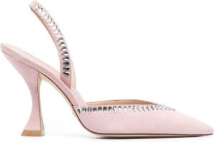 Stuart Weitzman XCurve 100mm singback pumps Pink