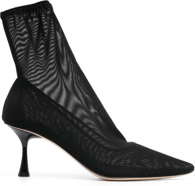 Studio Amelia 90mm sock-style ankle boots Black
