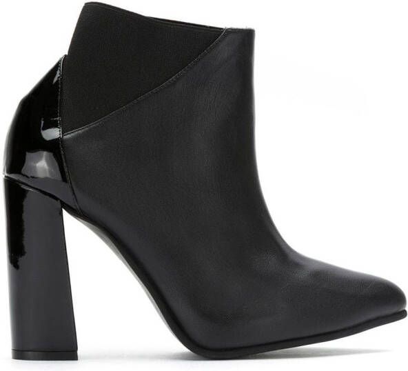 Studio Chofakian leather ankle boots Black