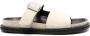 Studio Nicholson buckle-fastening suede sandals White - Thumbnail 1