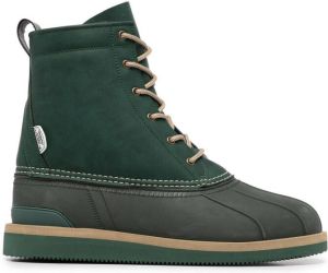 Suicoke ALAL-WPAB lace-up boots Green