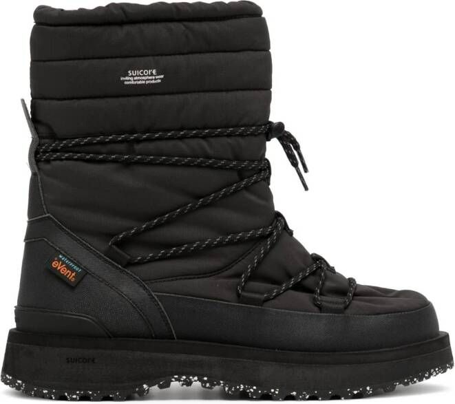 Suicoke BOWER quilted snow boots Black