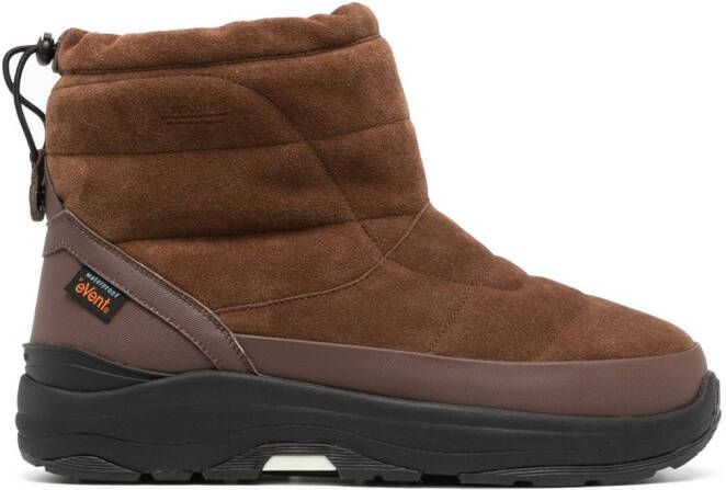 Suicoke Bower suede snow boots Brown