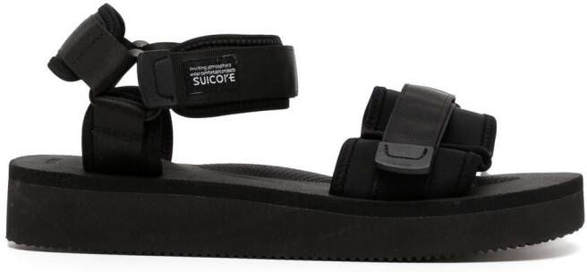 Suicoke CEL-PO touch-strap sandals Black