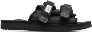 Suicoke double-strap slides Black