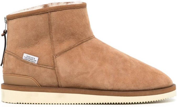 Suicoke ELS suede ankle boots Brown