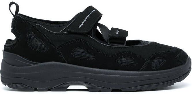 Suicoke front touch-strap sneakers Black