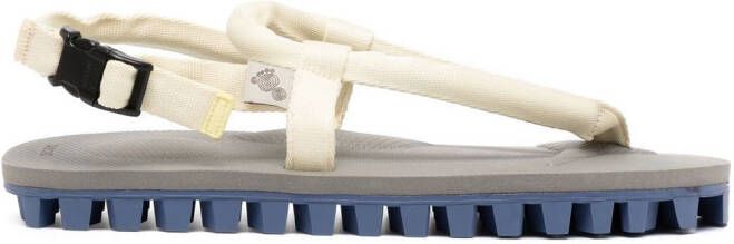 Suicoke GUT padded thong-strap sandals Grey