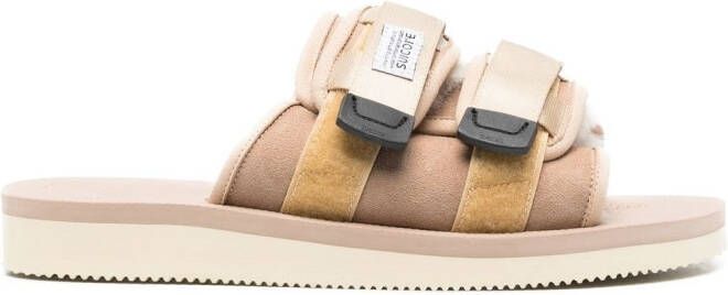 Suicoke Moto-Mab touch-strap sandals Neutrals