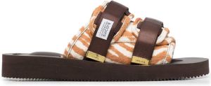 Suicoke MOTO-VHL open toe sandals Brown