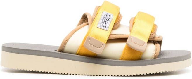 Suicoke MOTO-VPO open-toe sandals Yellow