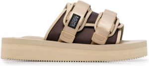 Suicoke MOTO-VPO touch-strap sandals Brown