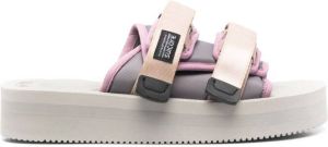 Suicoke Moto VPO touch-strap sandals Purple