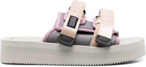 Suicoke MOTO Webbing double-strap sandals Grey