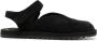 Suicoke Odea logo-embossed leather sandals Black - Thumbnail 1