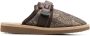 Suicoke paisley-print touch-strap slippers Brown - Thumbnail 1